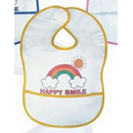 Terry Cotton Baby Bib w/ Front Pocket & Lining